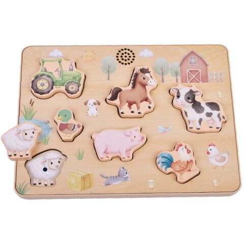 2Kids Toys Chunky Farm Sound Puzzle