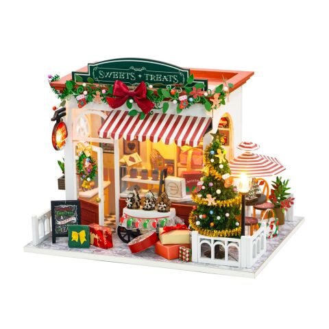 2Kids Toys Miniature House Christmas Candy Store