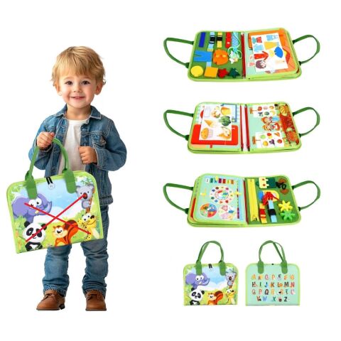 2Kids Toys Sensory Busy Safari Book