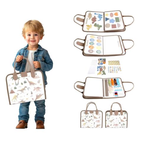 2Kids Toys Sensory Busy Book Dinosaurs 1