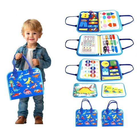 2Kids Toys Sensory Busy Book Dinosaurs 2
