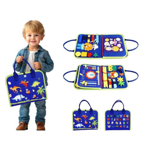 2Kids Toys Sensory Busy Book Dinosaurs 4
