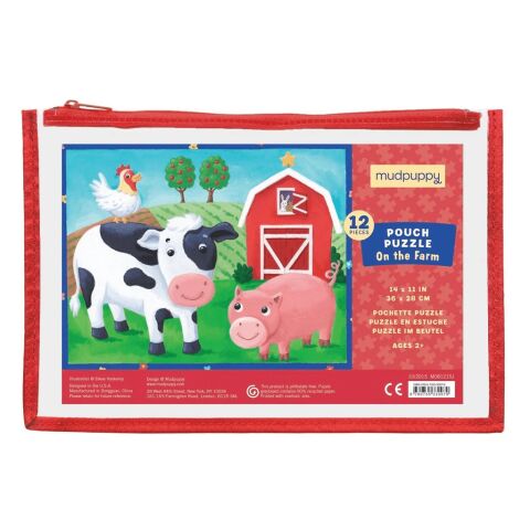 Mudpuppy Puzzle On the farm 12 pieces