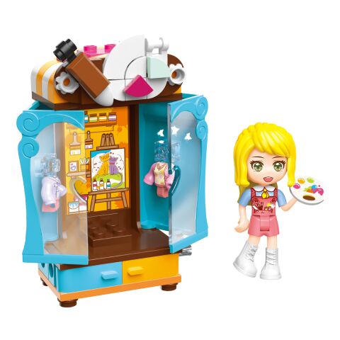Qman UNA Series 34011-4 Painter's wardrobe