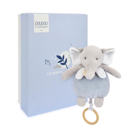 Doudou Plush elephant playing melody 20 cm