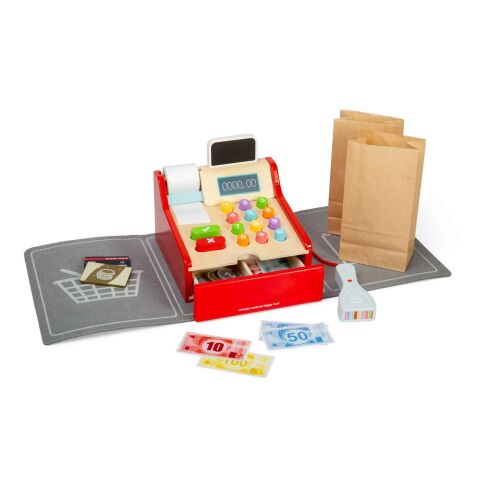 Bigjigs Toys Children's wooden cash register