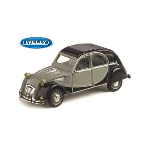 Welly Citroen 2CV Skala 1:24 black and grey