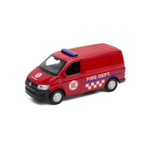 Welly Volkswagen Transporter T6 VAN 1:34 FIRE DEPT