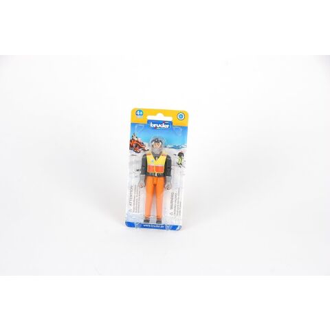 Bruder BWORLD Snowmobile driver figure