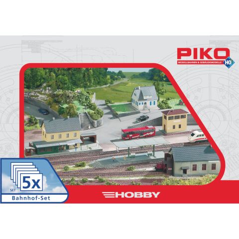 Piko Hobby Building Set Neustadt Station 5 parts - 61923