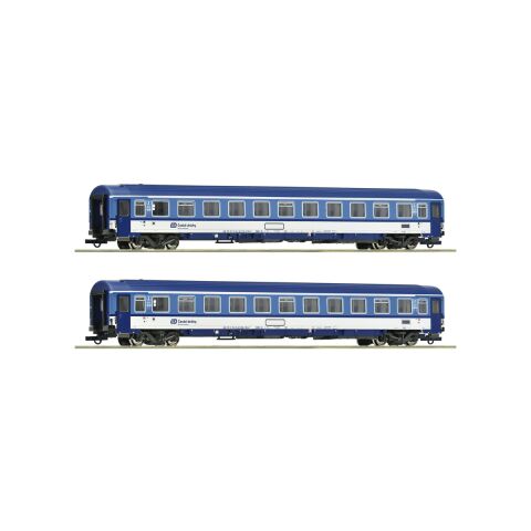Roco 2-piece set: Eurofima Car CD - 6200157
