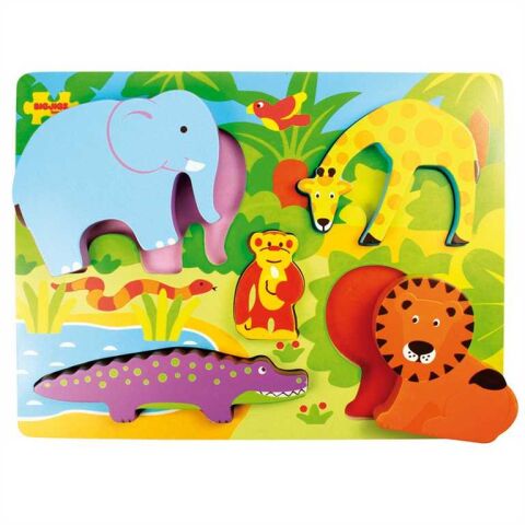 Bigjigs Toys Wooden Safari Puzzle