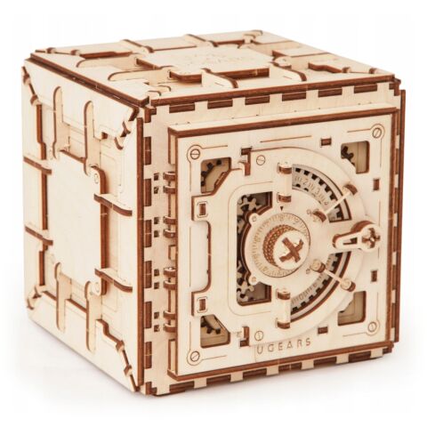 Ugears 3D Wooden Mechanical Puzzle Safe