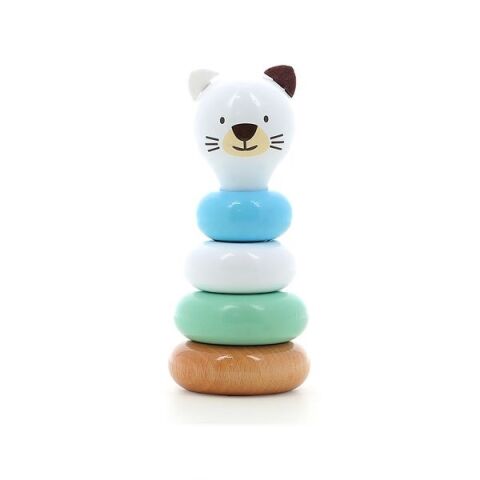 Vilac Wooden deployment tower cat Mariette