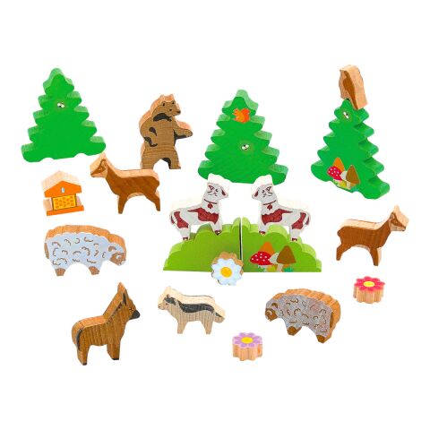 Jeujura Mountain Animals 19 pieces