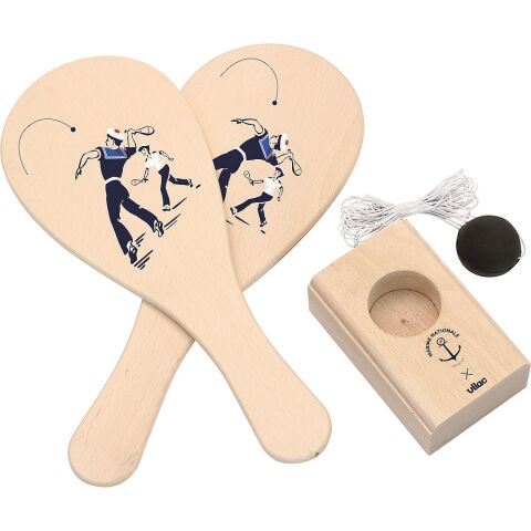 Vilac Jokari game with ball and rubber band sailors