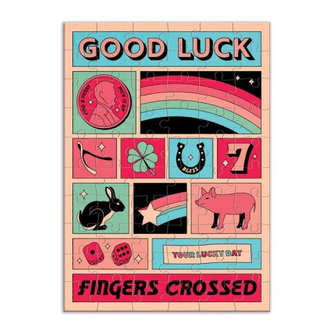 Galison Puzzle Good luck 60 pieces