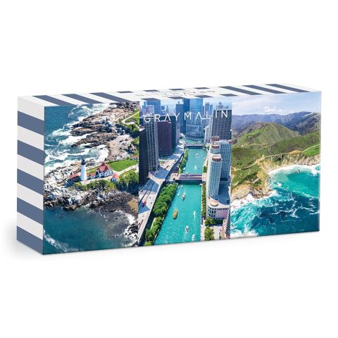 Galison Puzzle Aerial shots of USA 3×120 pieces