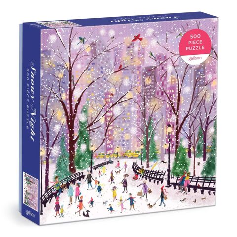 Galison Puzzle Snow Night 500 pieces