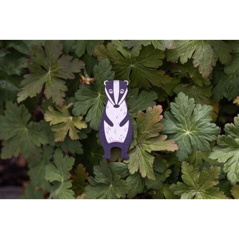 BeWooden Wooden sticker for wall and elsewhere badger