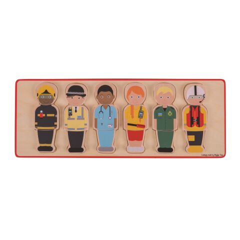 Bigjigs Toys Insert puzzle rescue team