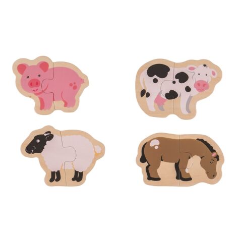 Bigjigs Toys Easy Puzzle Farm Animals