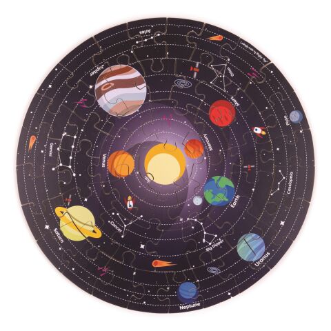 Bigjigs Toys Round Floor Puzzle Solar System 50 pieces