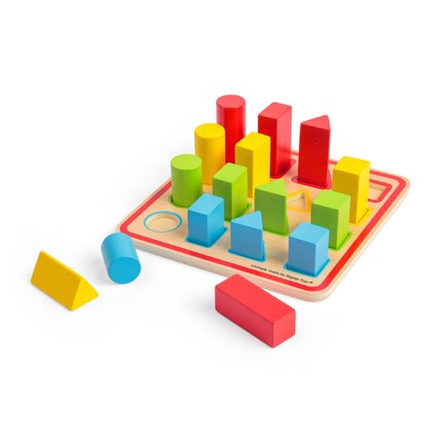 Bigjigs Toys Colourful insertion shapes
