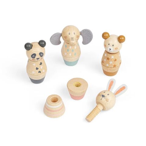 Bigjigs Toys Wooden Screw Animal 1 piece