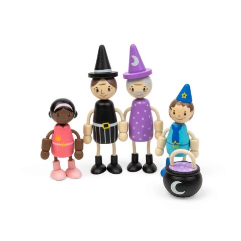 Bigjigs Toys Fairytale Creatures Dollhouse Set