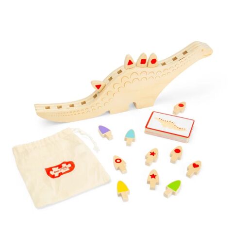 Bigjigs Toys Wooden Sorting Game Dinosaur