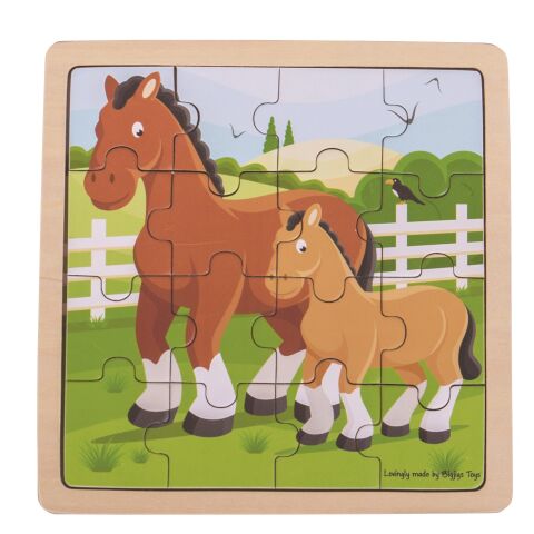 Bigjigs Toys puzzle Horse and foal