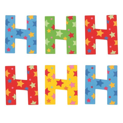 Bigjigs Toys Star Letter H