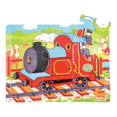 Bigjigs Toys Wooden Puzzle Train 9 pieces