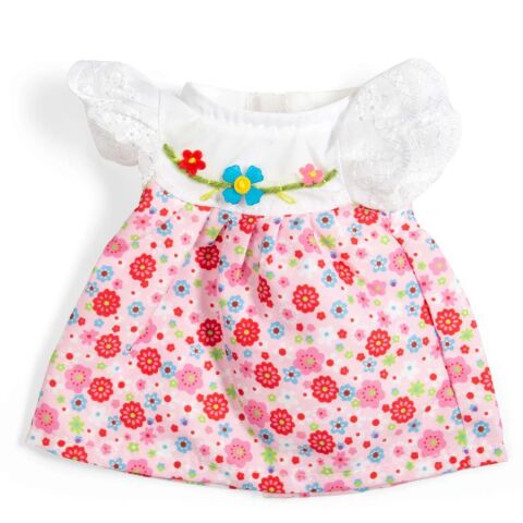 Bigjigs Toys Pink Dress with Lace Sleeves for Doll 28 cm