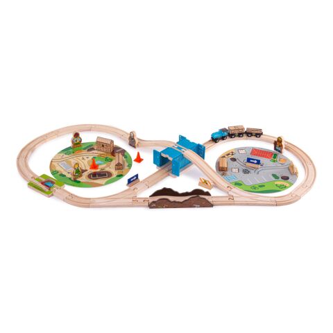 Bigjigs Rail Train Construction 50 pieces