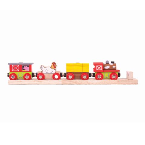 Bigjigs Rail Train farm + 3 tracks