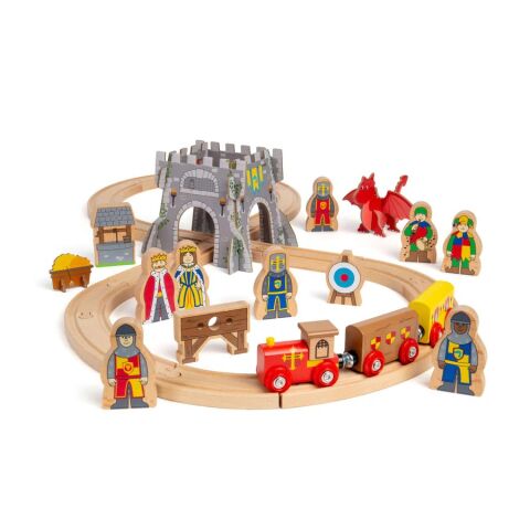 Bigjigs Rail Wooden Train Track Middle Ages