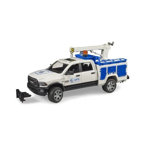 Bruder RAM 2500 Service wagon with swivel arm and beacon