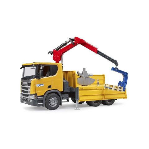 Bruder Scania truck with arm