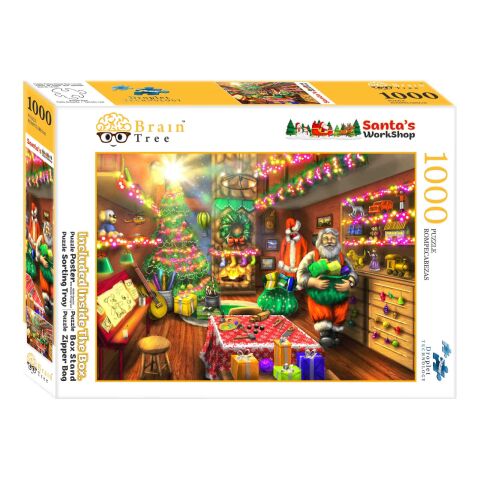 Brain Tree Puzzle Santa's Workshop 1000 pieces