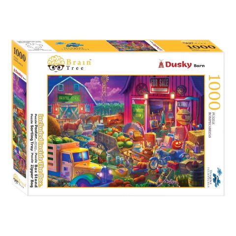 Brain Tree Puzzle Twilight in the backyard 1000 pieces