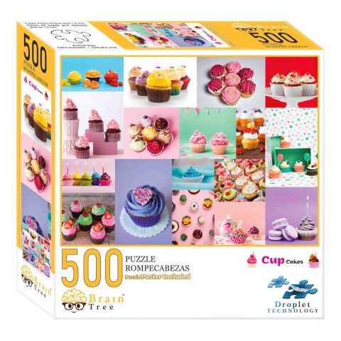 Brain Tree Puzzle Cupcakes Cupcakes 500 pieces