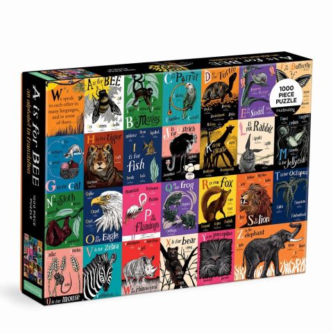 Mudpuppy Puzzle Alphabet in translation 1000 pieces