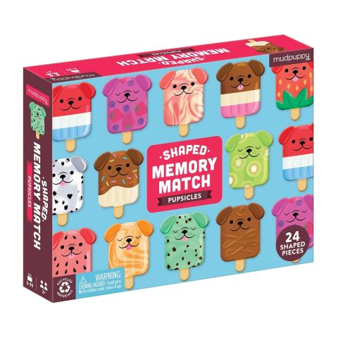Mudpuppy Wooden memory game dogs