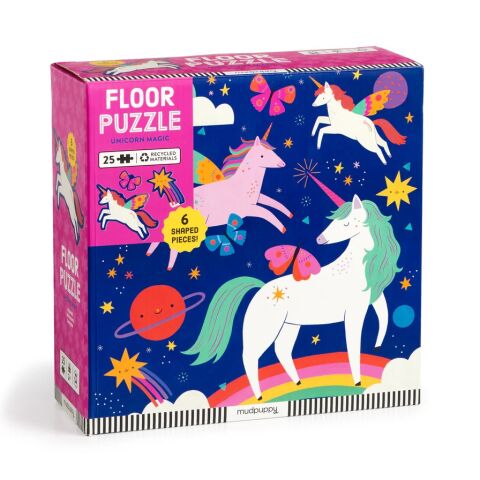 Mudpuppy Magic Unicorns Floor Puzzle 25 pieces