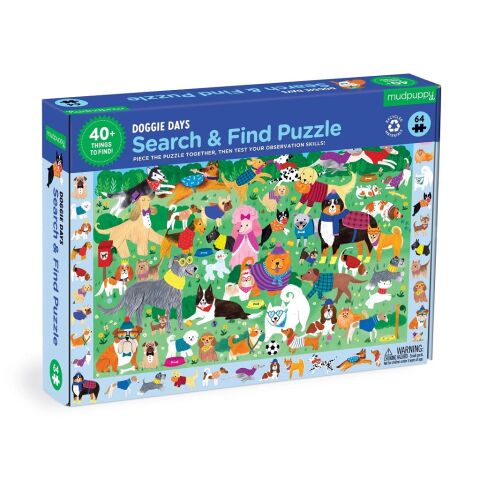 Mudpuppy Puzzle Fold and Search 