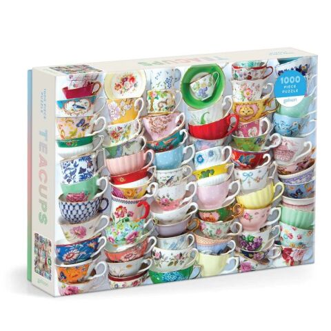 Galison Puzzle Teacups 1000 pieces
