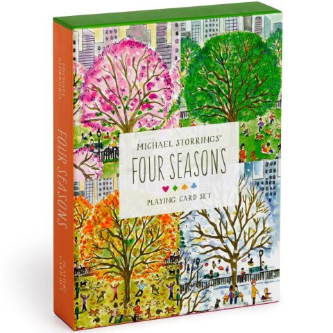 Galison Four Seasons Playing Card Set - Michael Storrings
