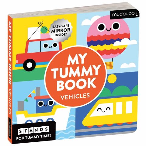 Mudpuppy Reversible book with mirror Vehicles